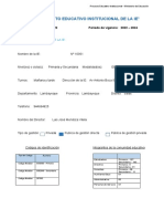 Proyecto Educativo Institucional de La Ie3