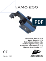 JB Systems Dynamo 250 Manual