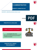 Procedimiento Administrativo Principios Del Procedimiento Administrativo