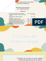 Crisis Del Orden Colonial