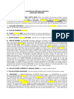 Formato Contrato de Crédito Programas Hipotecarios