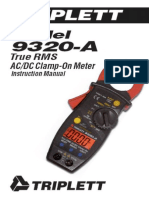 9320 Manual - PDF de Amperimetro