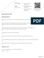 Traffic Control Worksite Audit