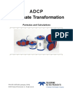 Adcp Coordinate Transformation - Jan10