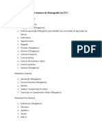 Estrutura Da Monografia Ou TCC