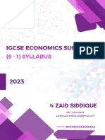 IGCSE Economics (Summary Updated)