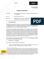 Opinión 065-2022 - PRONIS - Enriquecimiento Sin Causa en Las Contrataciones Del Estado PDF