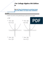 College Algebra 9th Edition Ron Larson Test Bank Download