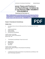 Contemporary Theory and Practice in Counseling and Psychotherapy 1st Edition Tinsley Test Bank Download