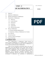 Ug B.ed. Education 70123 C - Teaching of Mathematics 9236