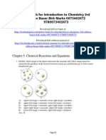 Introduction To Chemistry 3rd Edition Bauer Test Bank 1