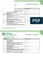 AQA GCSE Bio Combined End of Topic B14