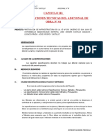 Cap. Iii - Especificaciones - Coto