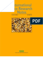 International Rice Research Notes Vol.20 No.3