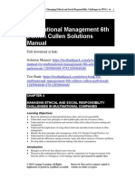 Multinational Management 6th Edition Cullen Solutions Manual 1