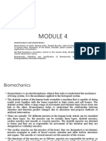 Module 4 Biomechanics of Joints