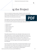 1 Starting The Project - A Project Manager's Book of Templates