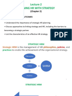 Lecture 2 (Linking HR With Strategy - Chapter 2