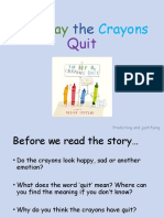 The Day The Crayons Quit PPT Range of Activities