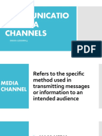 Communication Media Channels