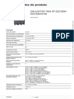 Disjuntores EasyPact EZC - EZC250H3150