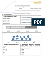 Evaluación de Matemática Razones 6° Basico