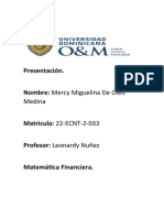 Matemáticas Financiera