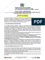 EDITAL #14.2023 SEE FAPESQ PB PROCESSO DE SELEÇÃO PARA AS AÇÕES UNIFICADAS DO EXAME NACIONAL DO ENSINO MÉDIO DESAFIO NOTA MIL Retificad