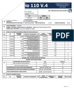 Formulario 110 V.4: Formulario para La Presentacion de Facturas