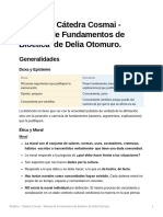 Biotica - Ctedra Cosmai - Manual de Fundamentos de Biotica de Delia Otomuro.