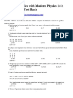 University Physics With Modern Physics 14th Edition Young Test Bank Download