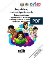 Q4 Module 6 Inquiries Investigations and Immersion