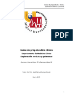 Guías de Propedéutica Clínica. - Exploración Torácica y Pulmonar