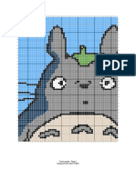 Totoro Graph - Stitch Fiddle