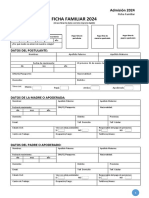 Admisión 2024 - Ficha Familiar