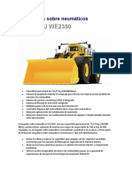 Cargador Sobre Neumáticos KOMATSU WE-2350