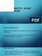 Basic Principles of Electricity