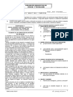 Otro Modelo - Evaluación Diagnostica - Competencias - Cyt - 2º - 2023