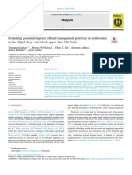 2021-Evaluating Potential Impacts of Land Management Practices On Soil Erosion