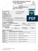 Examination Form Session 2022-23 B.B.A.-YEAR-2-SEM-3 220072200 22201296828