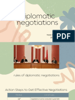 Diplomatic Negotiations