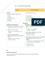 Simple Present Vs Present Cont - Time - Adverbs of Frequency