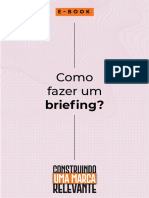 Ebook Briefing - Treinamento Construindo Uma Marca Relevante