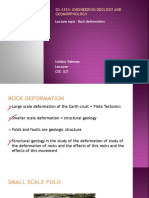 Rock Deformation and Earthquake Final