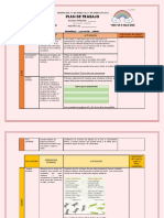 Plan de Trabajo: Semana Del 17 de Enero Al 21 de Enero de 2022