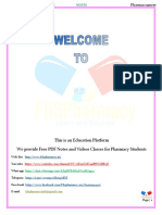 Pharmacognosy Chapter 5 Study of Crude Drugs Notes