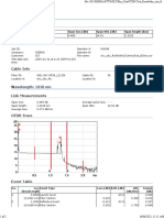 OTDR Report: Summary Table