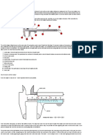 Marine Survey Practice - Vernier Caliper