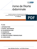 1 - Anévrisme de L'aorte Abdominale