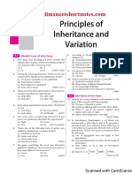 B.5 Principles of Inheritance and Variation